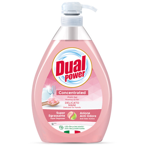 DUAL POWER GEL PIATTI CONCENTRATO - 1L - VARIE FRAGRANZE