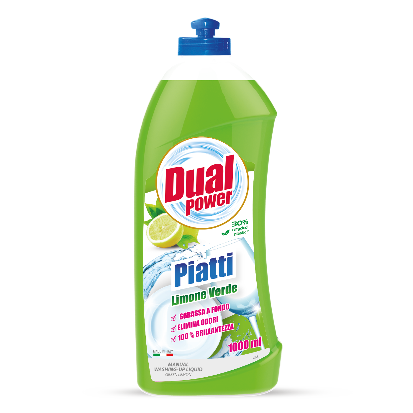 DUAL POWER GEL PIATTI LIMONE VERDE - 1L