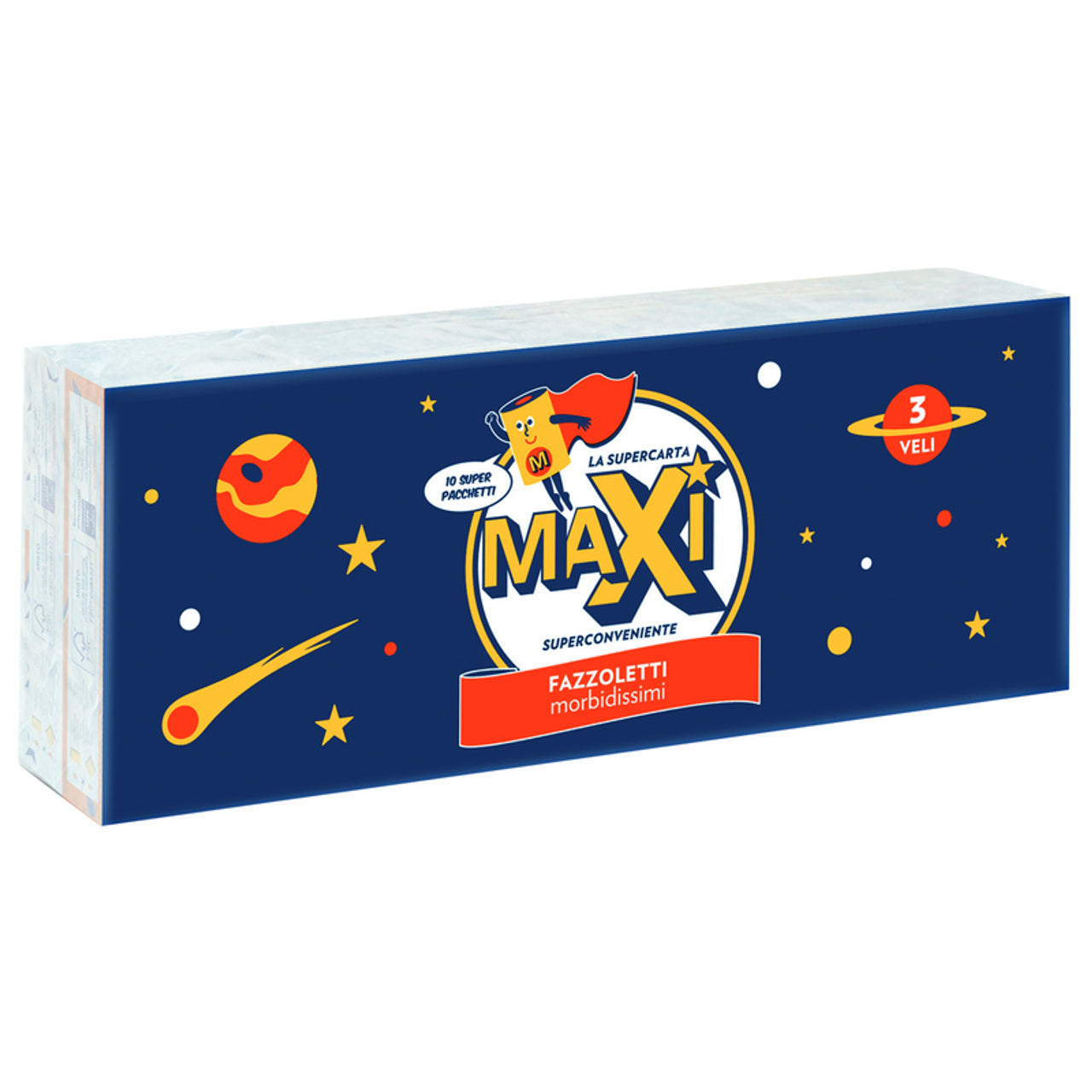 MAXI FAZZOLETTI 10 PACCHETTI