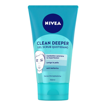 NIVEA GEL SCRUB QUOTIDIANO CLEAN DEEPER - 150 ML