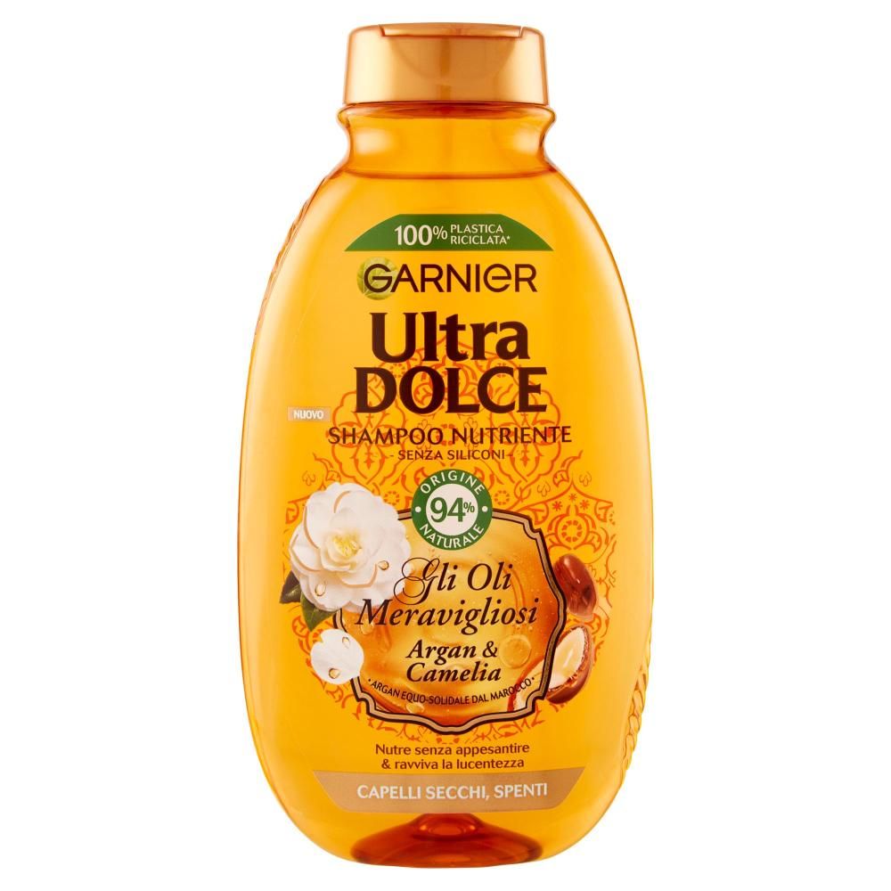 ULTRA DOLCE SHAMPOO NUTRIENTE ARGAN E CAMELIA - 250ML