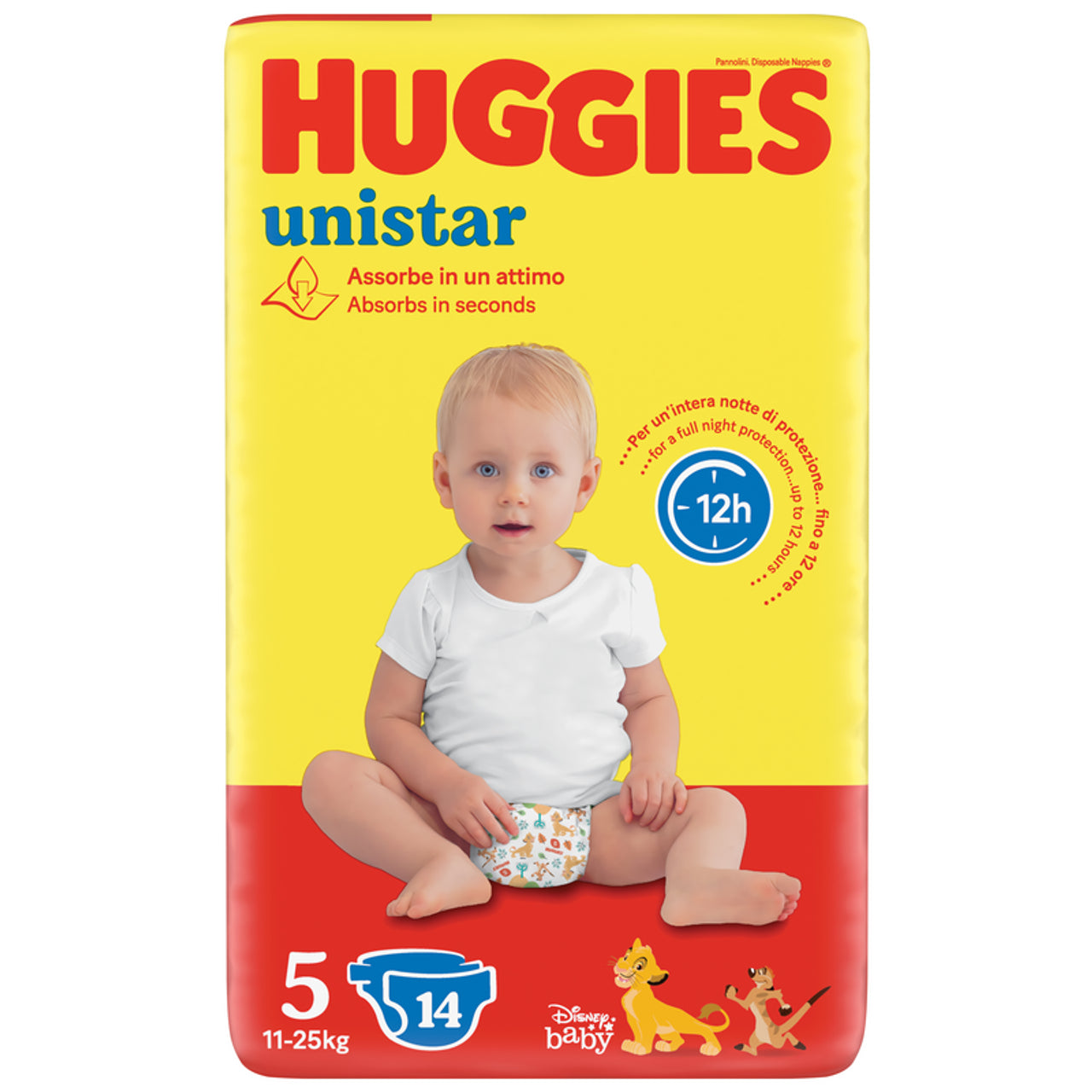 HUGGIES UNISTAR PANNOLINI - VARI FORMATI