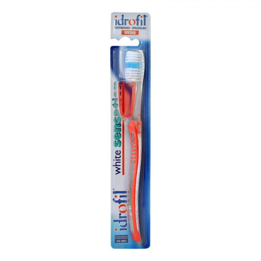 IDROFIL SPAZZOLINO WHITE SENSATION CON COPRITESTINA - MEDIO