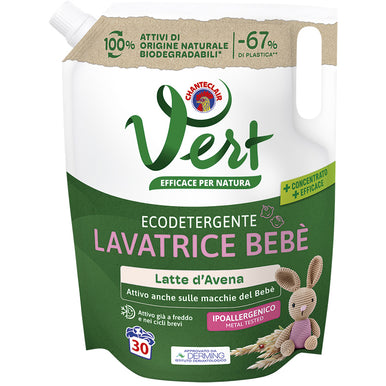 CHANTECLAIR VERT ECODETERGENTE LAVATRICE BEBÈ FORMATO RICARICA AVENA - 30 LAVAGGI
