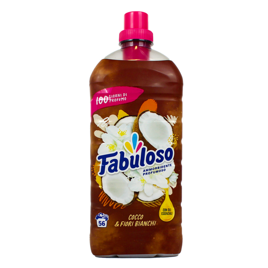 FABULOSO AMMORBIDENTE COCCO E FIORI BIANCHI 54 LAV. - 1,25L