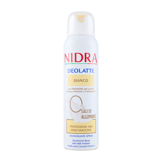 NIDRA DEOLATTE DEODORANTE - BIANCO 150 ml