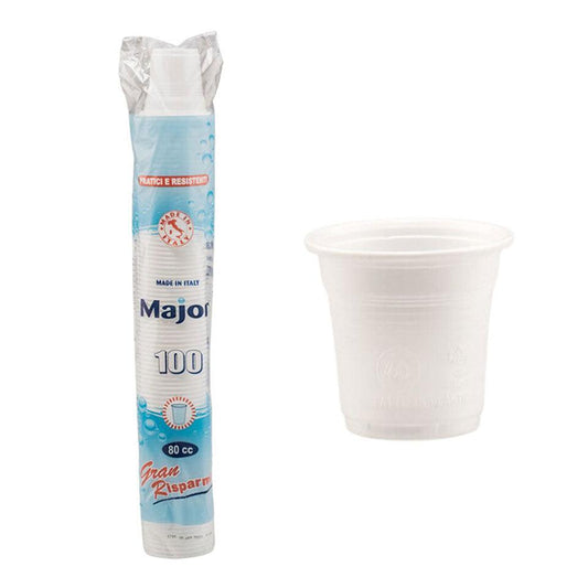 MAJOR BICCHIERINI DA CAFFÈ BIANCHI - 100pz