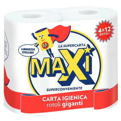 MAXI CARTA IGIENICA - 4 MAXI ROTOLI