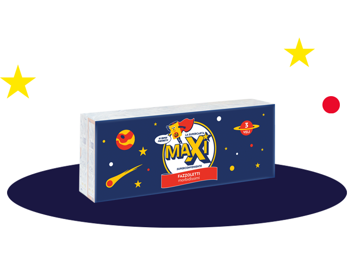 MAXI FAZZOLETTI 10 PACCHETTI