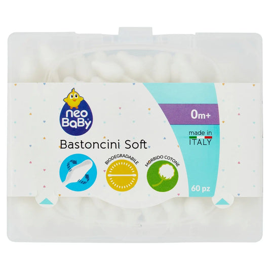 NEO BABY BASTONCINI SOFT - 60 COTTON FIOC PER BAMBINI