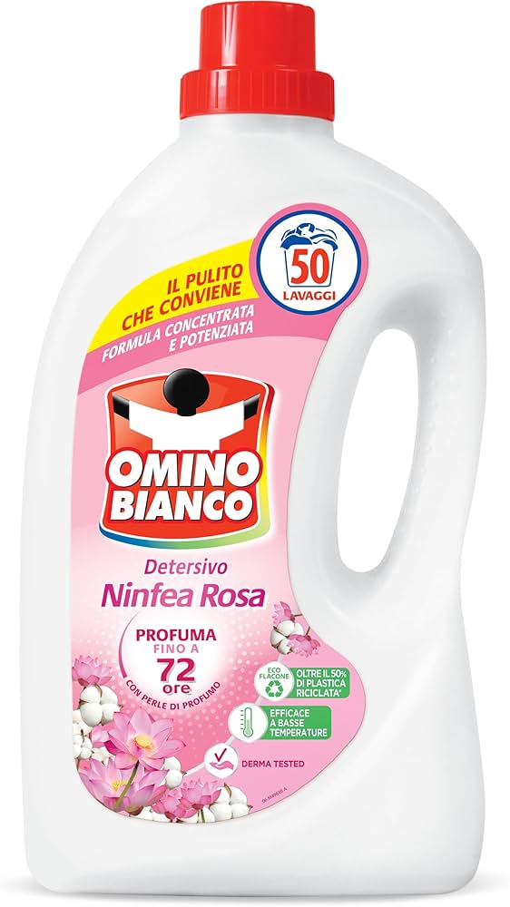 OMINO BIANCO DETERSIVO IGIENIZZANTE VARIE FRAGRANZE - 50 LAVAGGI