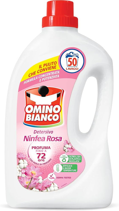 OMINO BIANCO DETERSIVO IGIENIZZANTE VARIE FRAGRANZE - 50 LAVAGGI
