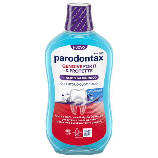 PARODONTAX COLLUTORIO CON ACIDO IALURONICO - GENGIVE FORTI - 500 ml