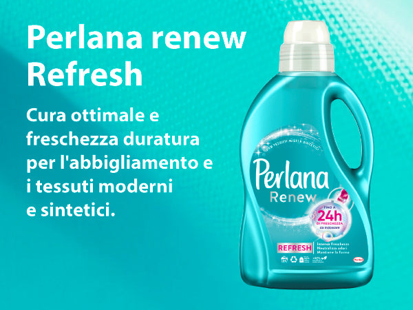 PERLANA RENEW DETERSIVO REFRESH - TESSUTI MISTI E SINTETICI - 24 LAVAGGI