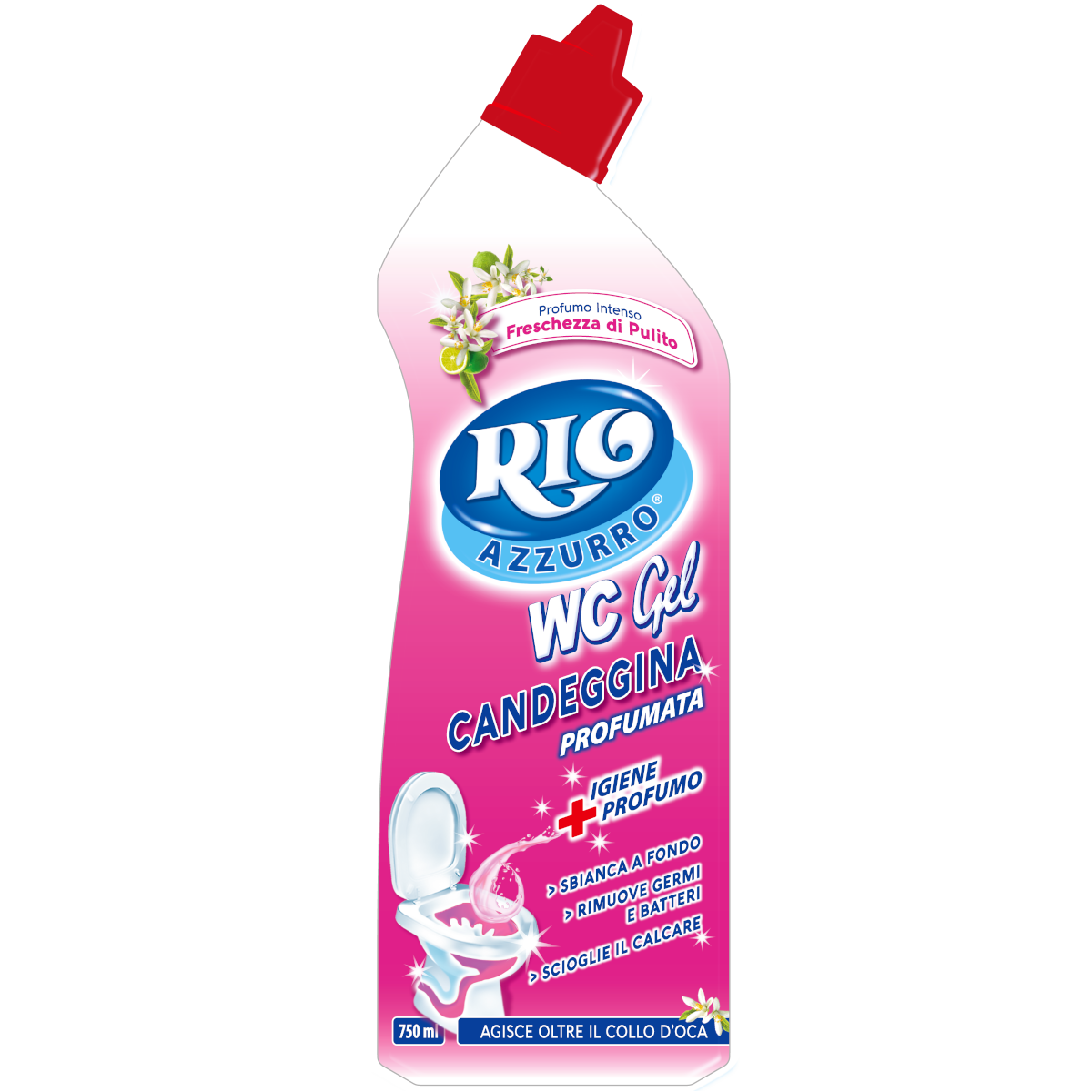 RIO AZZURRO WC GEL CANDEGGINA PROFUMATA - 750ml