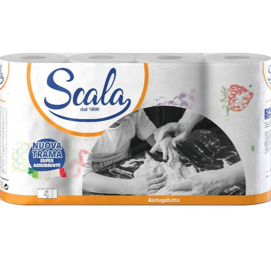 SCALA ASCIUGATUTTO DUE VELI - 4 ROTOLI