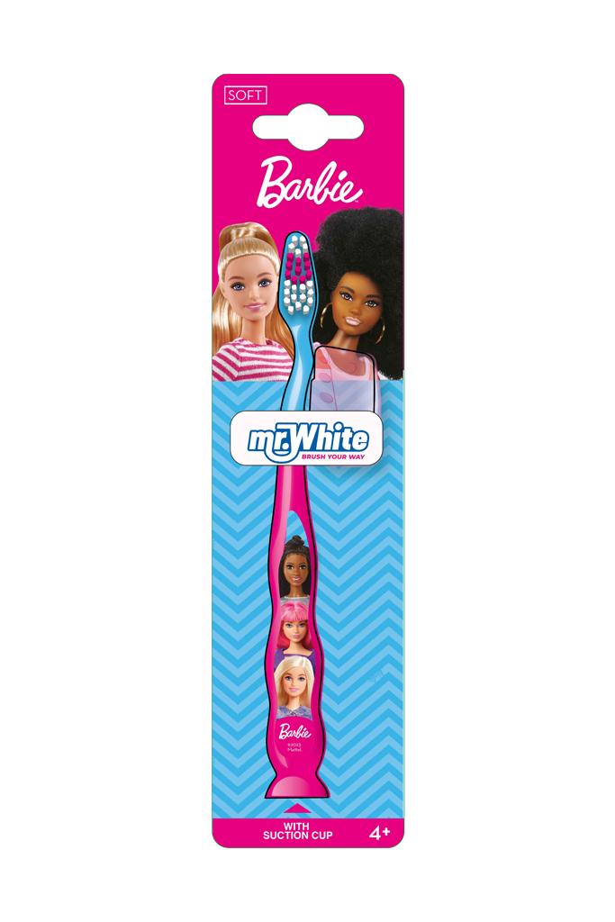 MR WHITE SPAZZOLINO BARBIE MORBIDO CON COPRITESTINA