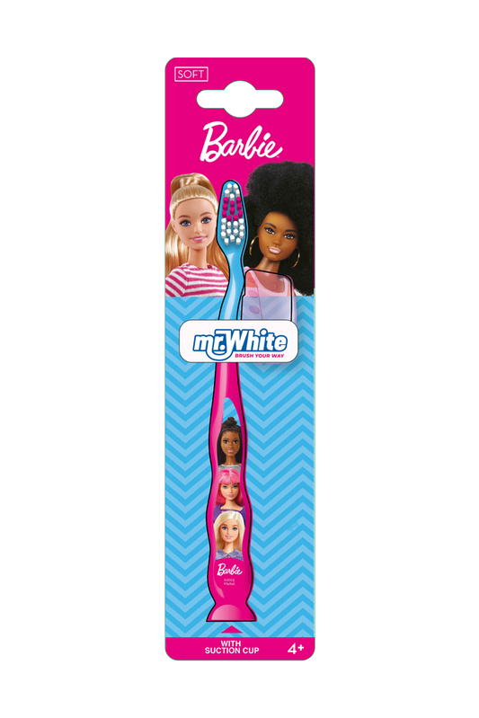 MR WHITE SPAZZOLINO BARBIE MORBIDO CON COPRITESTINA