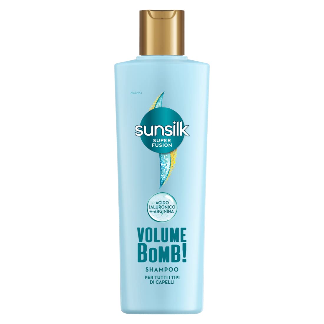 SUNSILK SHAMPOO FUSION VOLUME BOMB - 220ML