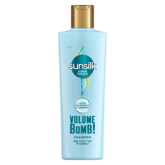 SUNSILK SHAMPOO FUSION VOLUME BOMB - 220ML