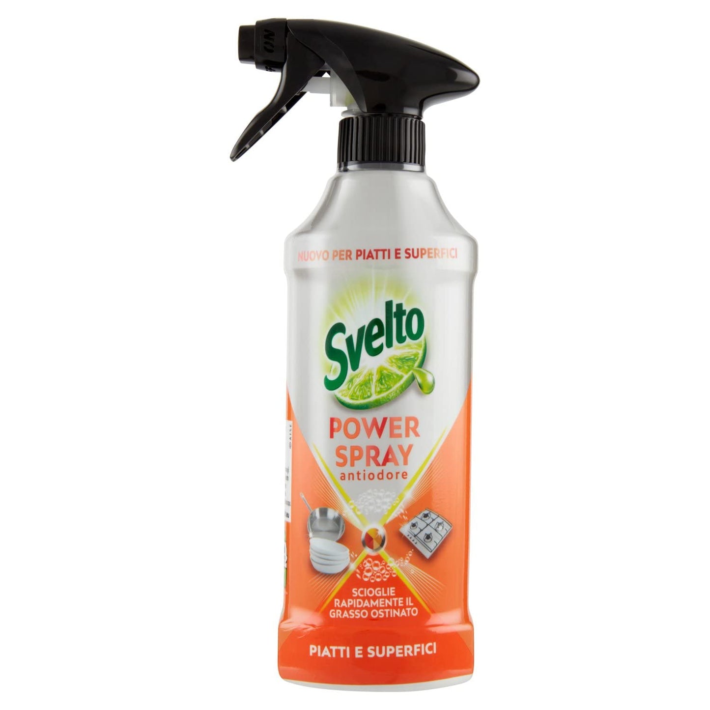 SVELTO POWER SPRAY ANTIODORE - PIATTI E SUPERFICI - 435ml