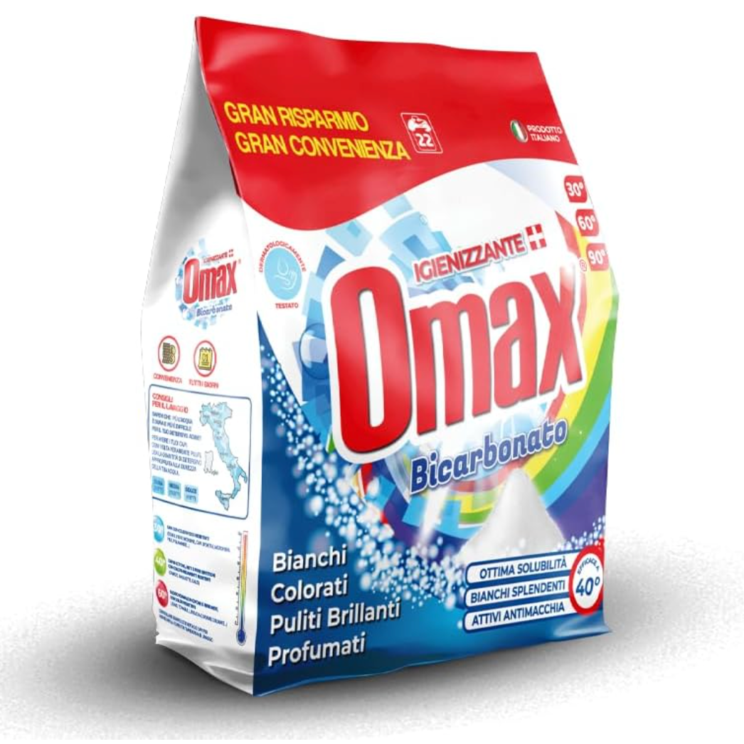 OMAX BICARBONATO DETERSIVO IN POLVERE - 22 LAVAGGI