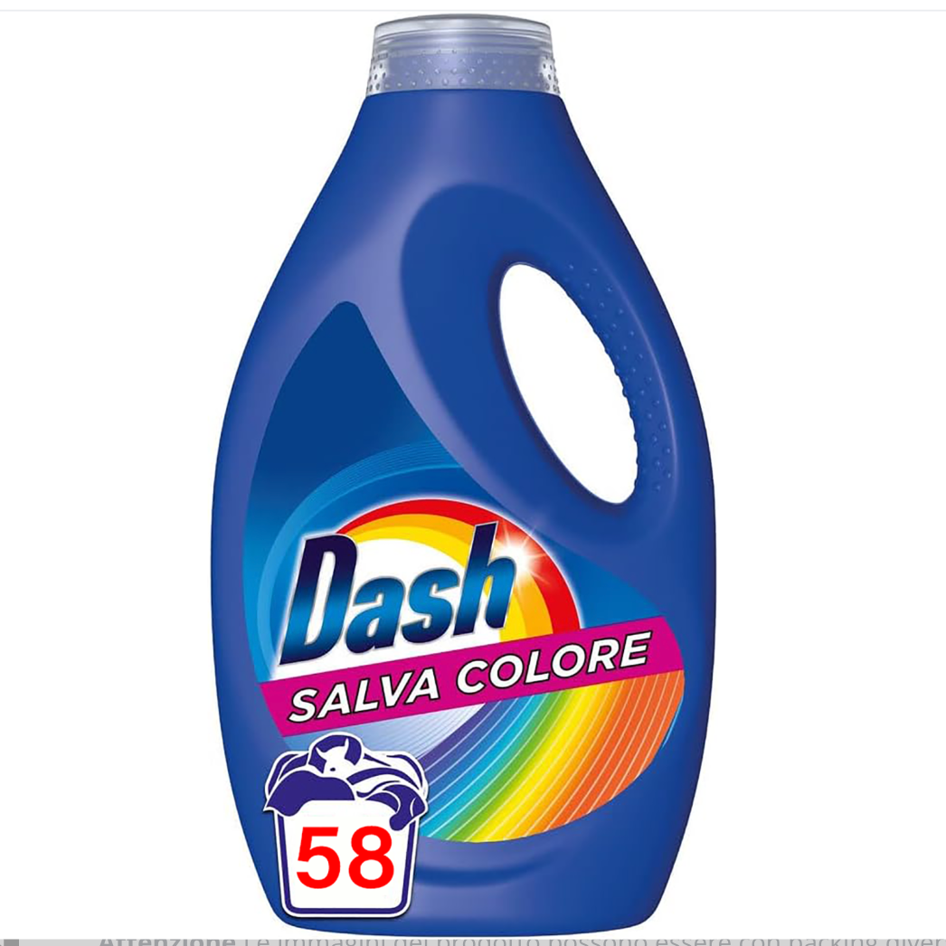 DASH DETERSIVO LAVATRICE - 58 LAVAGGI