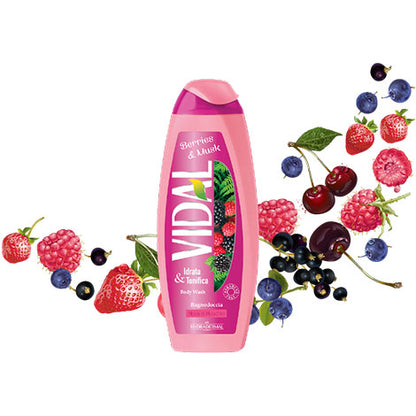 VIDAL BAGNODOCCIA RINVIGORENTE MORA E MUSCHIO - 500ML