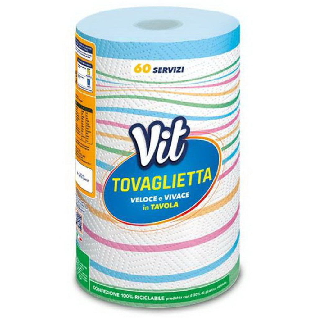 VIT ROTOLO TOVAGLIETTE COLORATE - 60pz