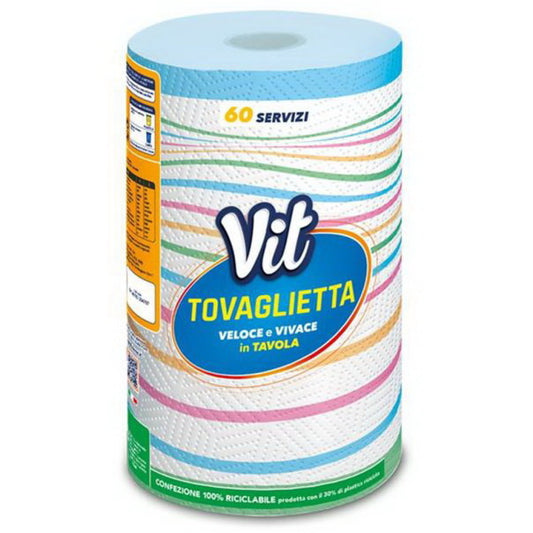 VIT ROTOLO TOVAGLIETTE COLORATE - 60pz