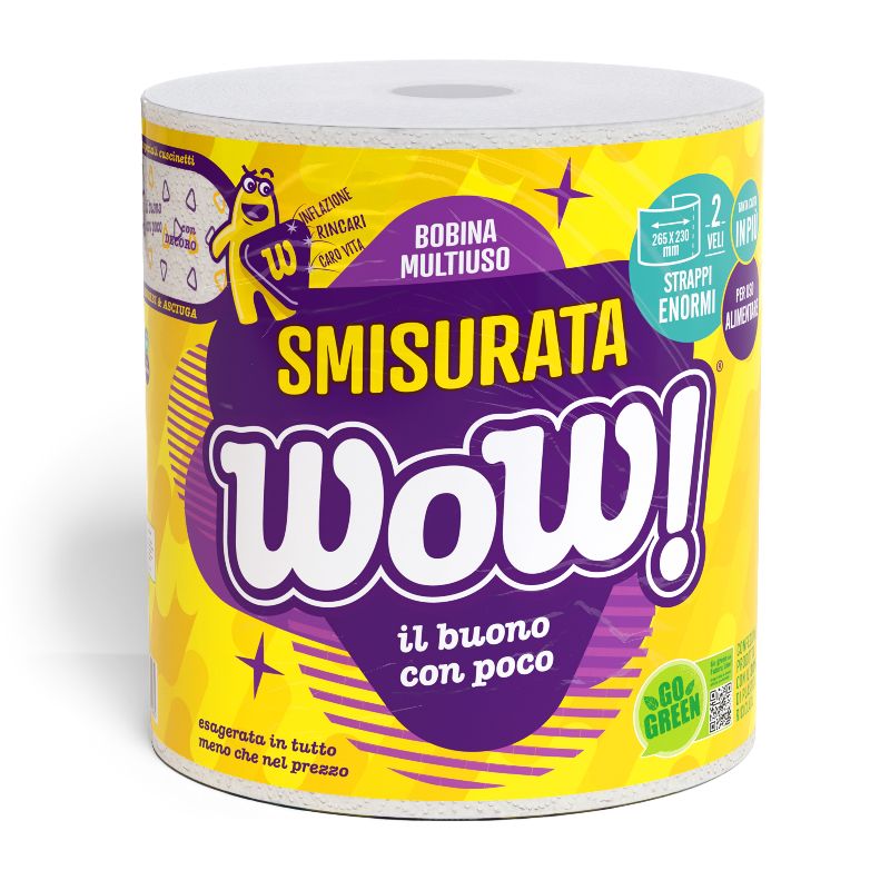 WOW SMISURATA ROTOLONE MULTIUSO DOPPIO VELO