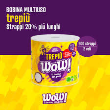 WOW TREPIÙ ROTOLONE MULTIUSO 2 VELI