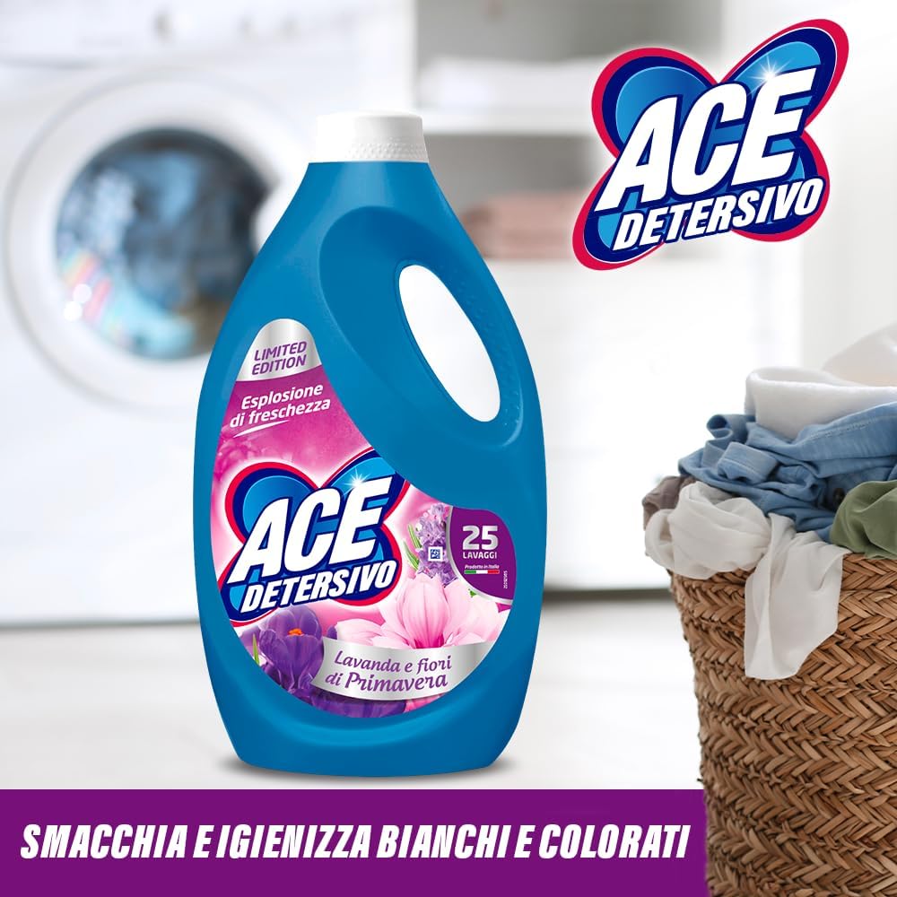 ACE DETERSIVO 25 LAVAGGI LIMITED EDITION - ELISIR DI LAVANDA 1,25L