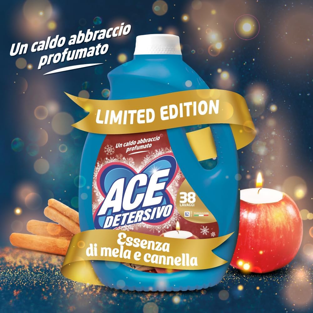 ACE DETERSIVO 27 LAVAGGI LIMITED EDITION - ESSENZA DI MELA E CANNELLA