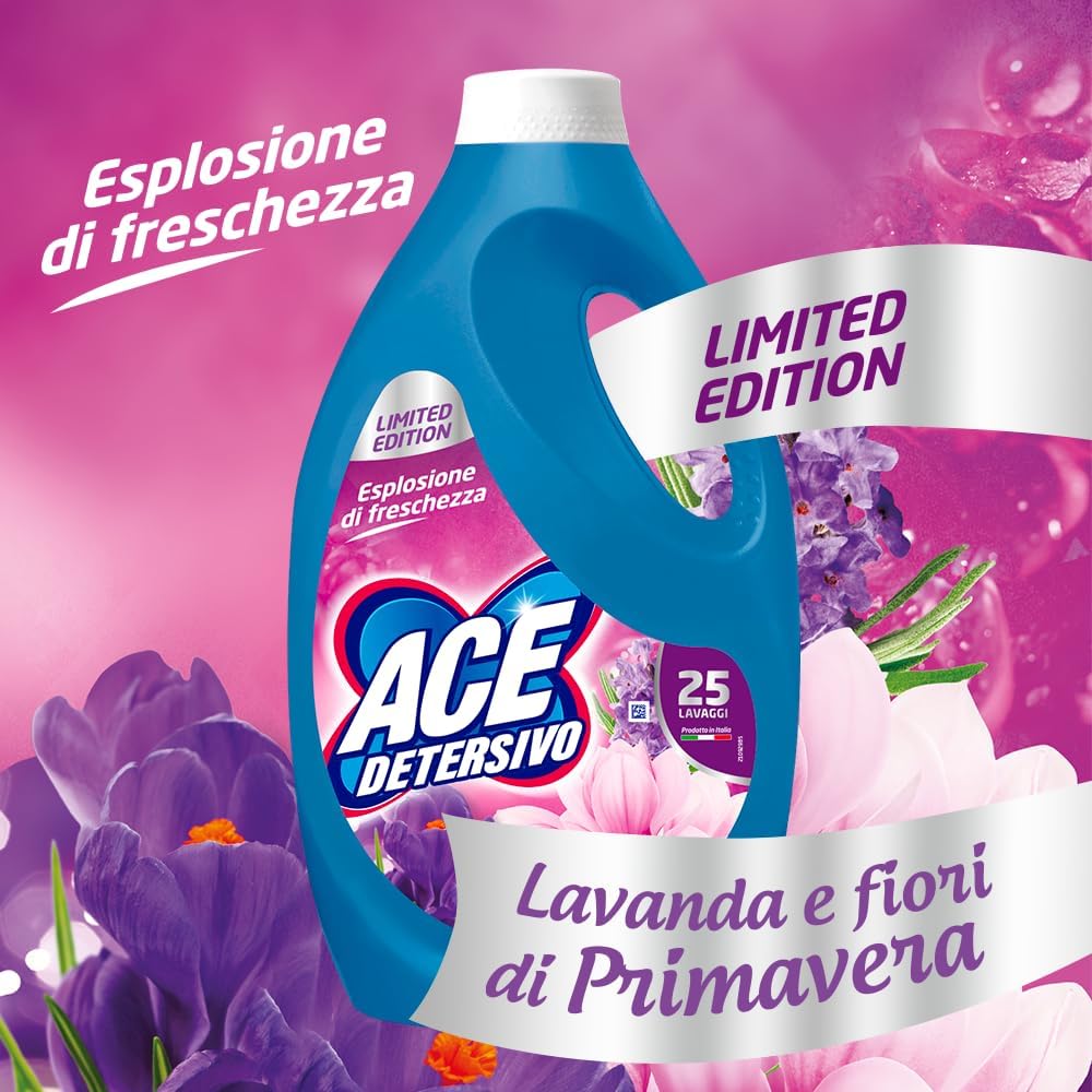 ACE DETERSIVO 25 LAVAGGI LIMITED EDITION - ELISIR DI LAVANDA 1,25L
