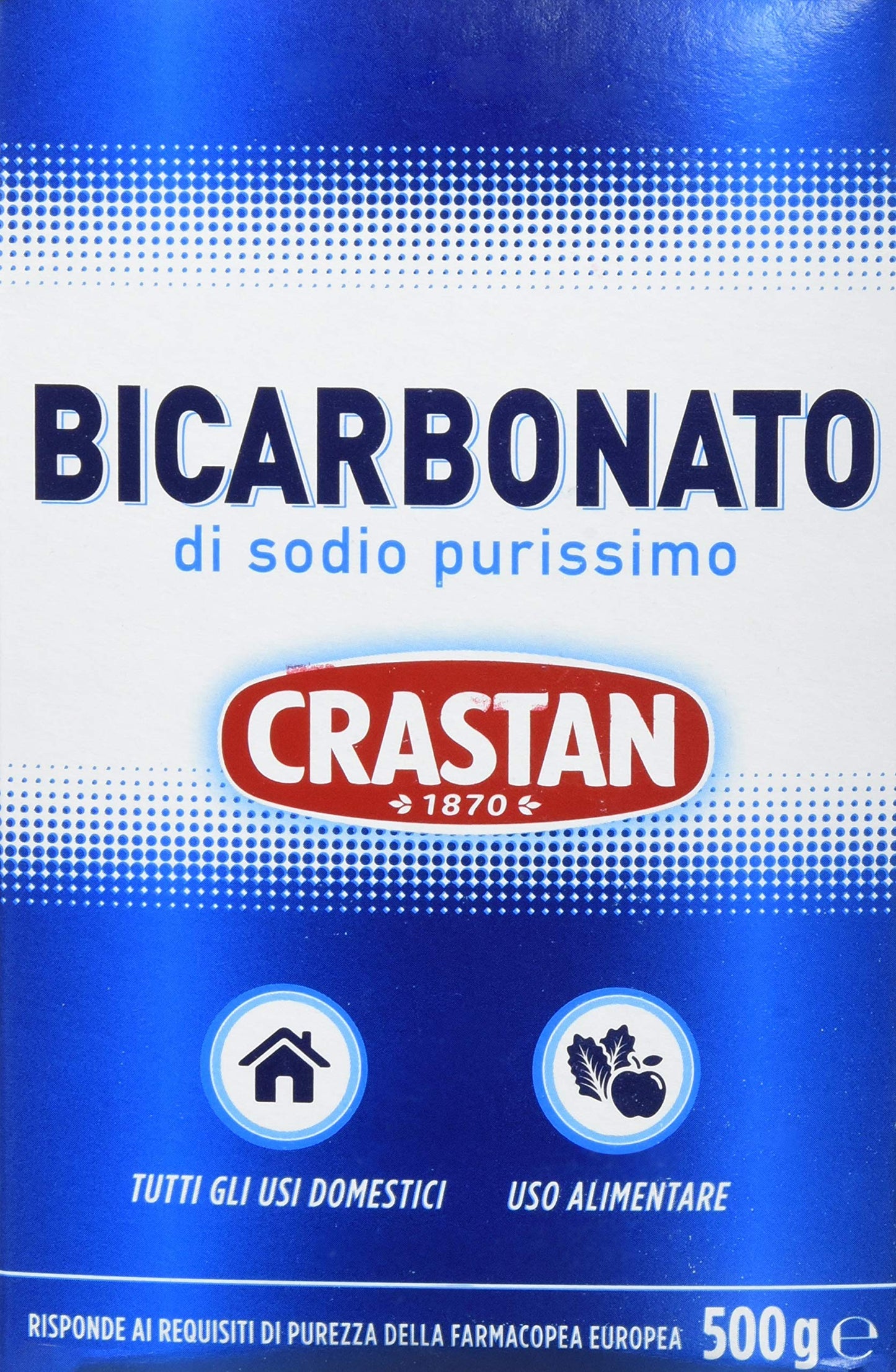 CRASTAN - BICARBONATO DI SODIO PURISSIMO - 300 / 500 g