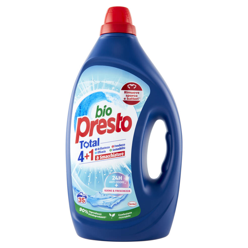 BIO PRESTO TOTAL 4+1 FORMATO MAXI CONVENIENZA - 50 LAVAGGI