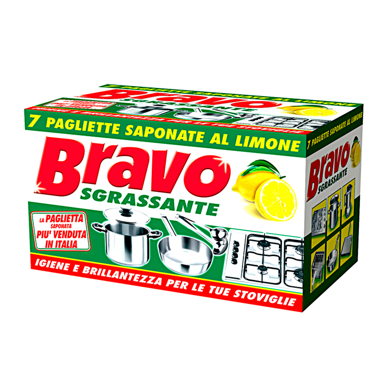 BRAVO PAGLIETTE SAPONATE AL LIMONE - 7 pz