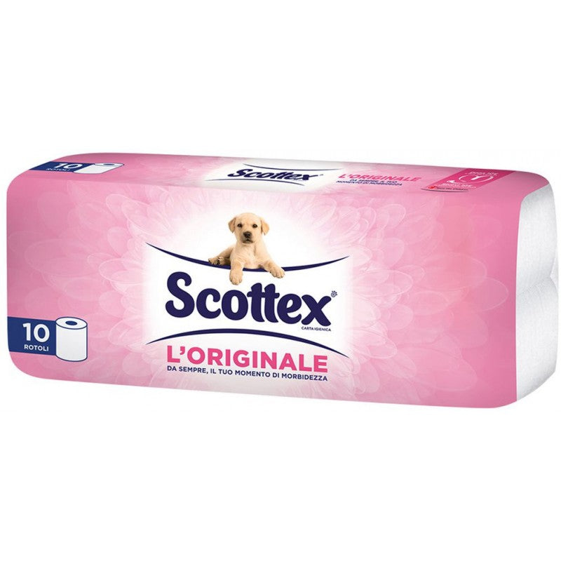 SCOTTEX CARTA IGIENICA - 10 ROTOLI