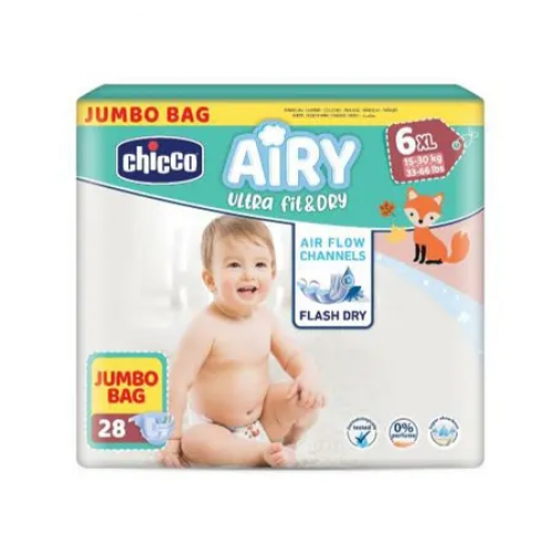 CHICCO PANNOLINI AIRY FIT & DRY - VARI FORMATI