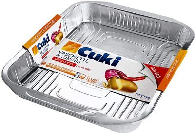 CUKI VASCHETTE IN ALLUMINIO ULTRA FORZA 12 PORZIONI - 2 pz