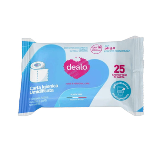 DEALO CARTA IGIENICA UMIDIFICATA - 25pz