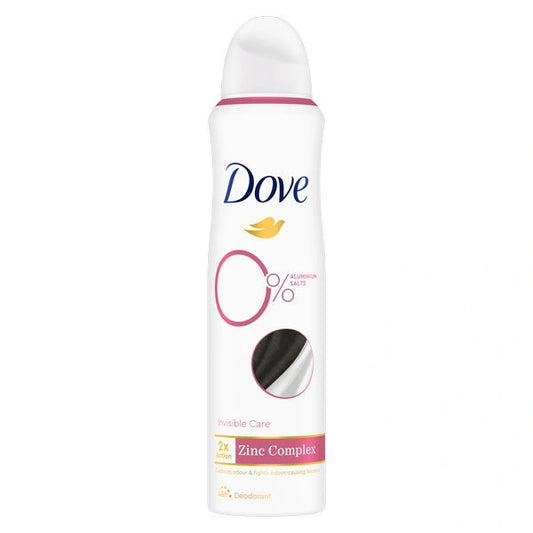 DOVE DEODORANTE ADVANCED CARE INVISIBLE 0% - ZINC COMPLEX - 150 ml