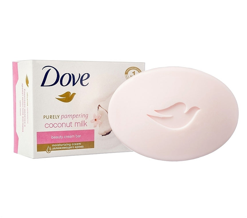 DOVE SAPONETTE BEAUTY BAR COCONUT MILK - 4x90g