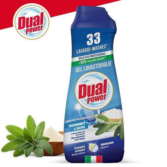 DUAL POWER GEL LAVASTOVIGLIE - 33 LAVAGGI