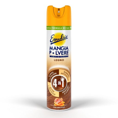 EMULSIO MANGIA POLVERE SPRAY ANTISTATICO - 300ml - VARIE FRAGRANZE