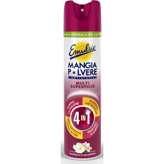 EMULSIO MANGIA POLVERE SPRAY ANTISTATICO - 300ml - VARIE FRAGRANZE