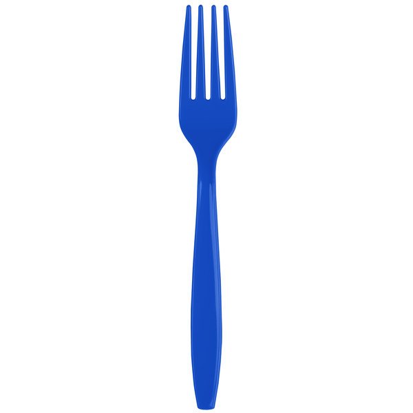 FORCHETTE PLASTICA CELESTE - 20pz