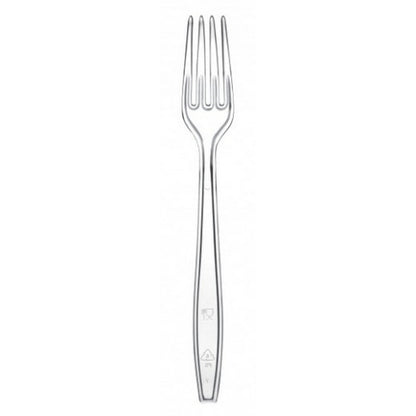 FORCHETTE PLASTICA TRASPARENTE PREMIUM - 20pz / 100pz