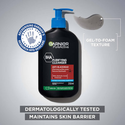 GARNIER PURE ACTIVE GEL DETERGENTE CARBONE - 250 ml